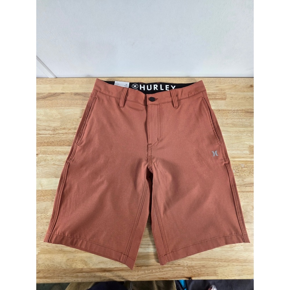 Hurley All Day Hybrid‎ Shorts Size 30 Rust 20" Quick Dry NWT